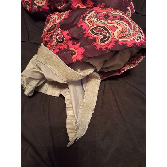 Snozu Glacier Shield Insulation Womens Snow Pants Size M/10 Pink Paisley - Picture 6 of 16